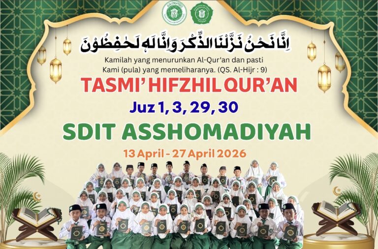 Puluhan Siswa SDIT Asshomadiyah Ikuti Tasmi’ Hifzhil Qur’an